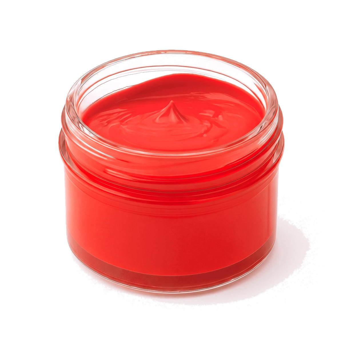 Crème de cirage rouge Norbert Bottier, pot en verre de 50 ml, ouvert