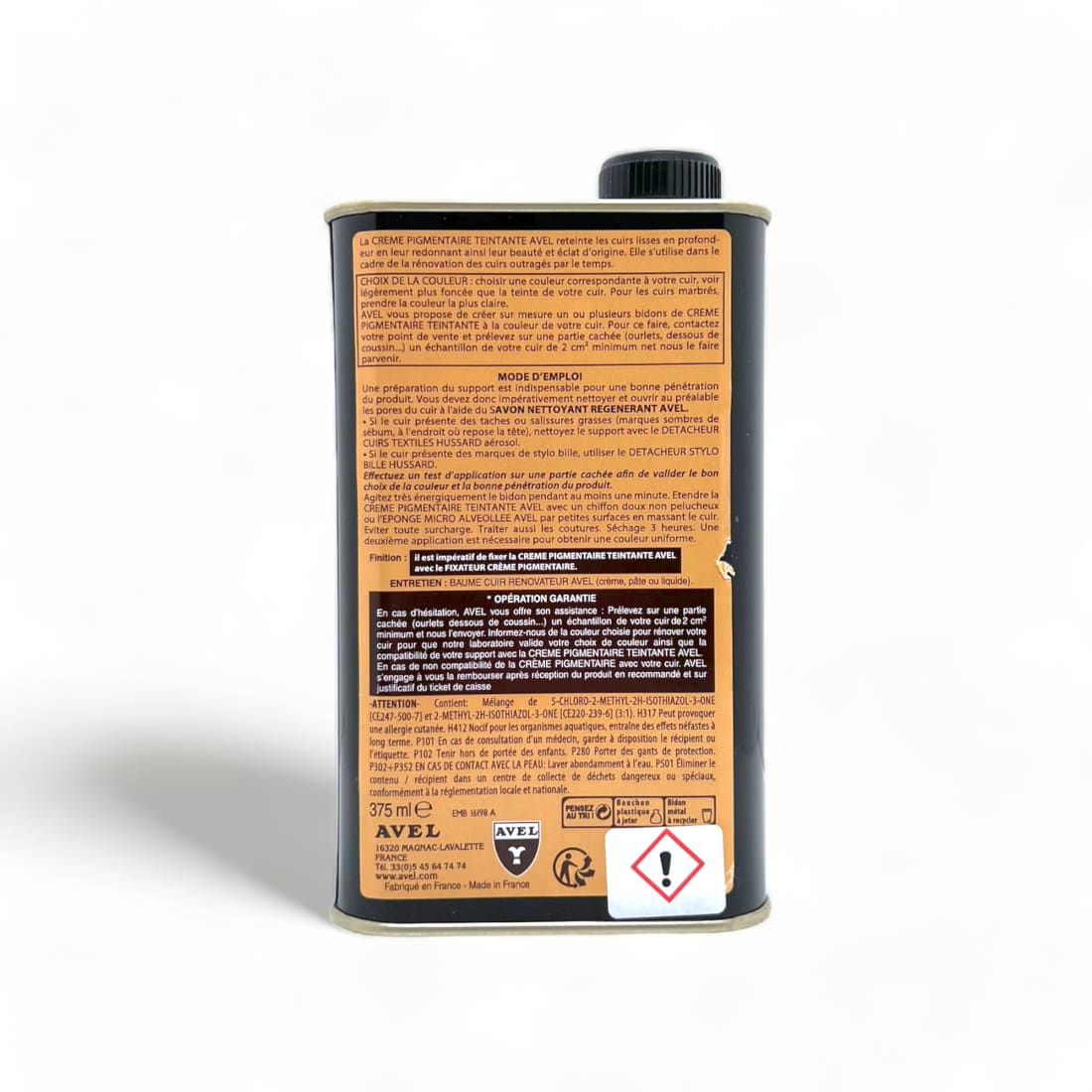 Crème Pigmentaire Teintante Vert Foncé - Avel - 375 ml -