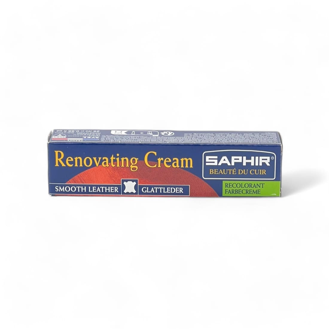 Saphir Cirage Crème Rénovatrice Bleu Marine 06 - 25 Ml - Entretien Cuir Premium Pour Chaussures Et Articles En Cuir
