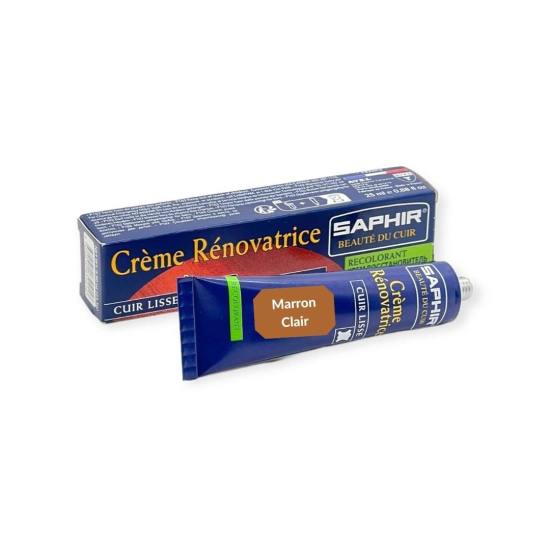 Crème Rénovatrice Marron Clair - Saphir - 25 ml