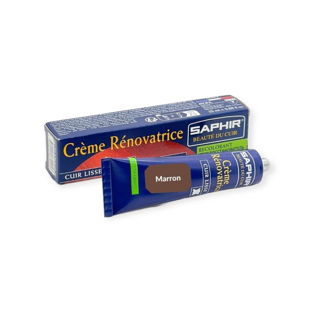 Crème Rénovatrice Marron - Saphir - 25 ml - Accessoires