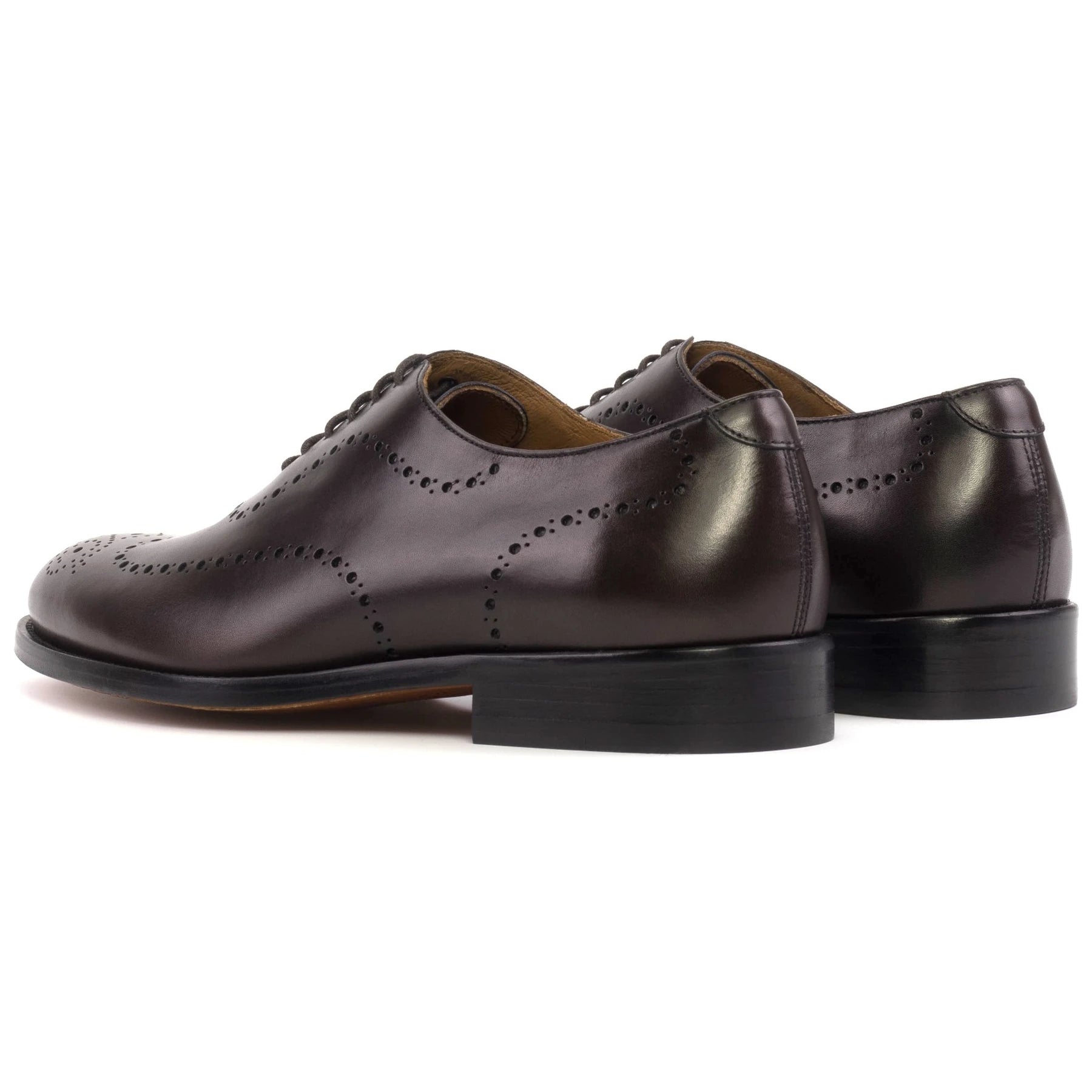 Crown - One Cut Cuir Marron Foncé Norbert Bottier Chaussures Norbert Bottier