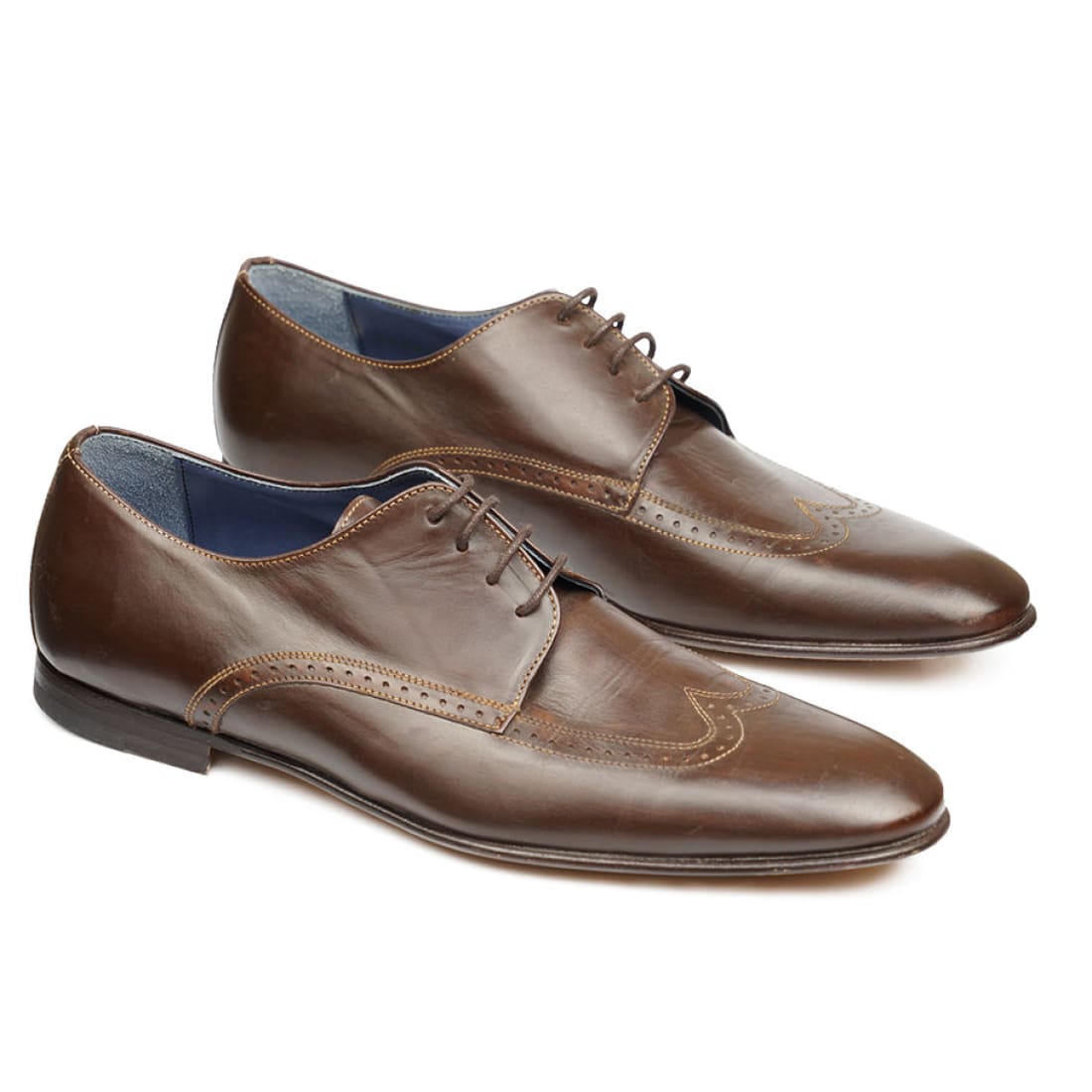 Derby cuir marron 41 - Chaussures