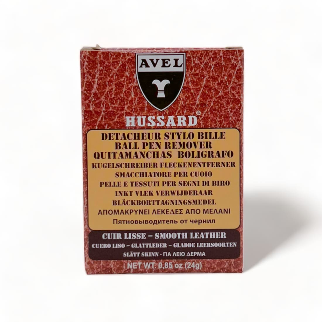 Détacheur cuir stylo bille - Hussard Avel - 30 ml -