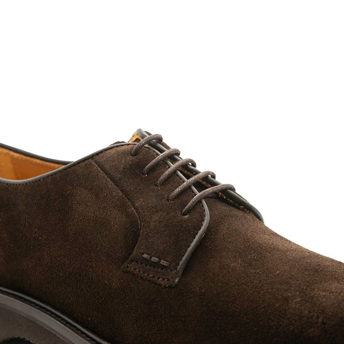 Chaussures pour homme derbie Edward daim marron - Norbert Bottier