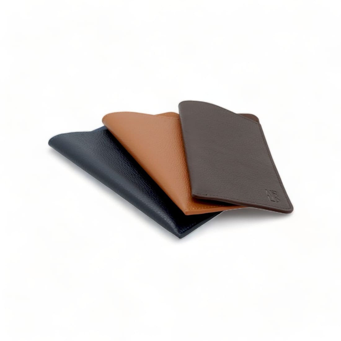 Étui à lunettes en cuir grainé Marron - Accessoires