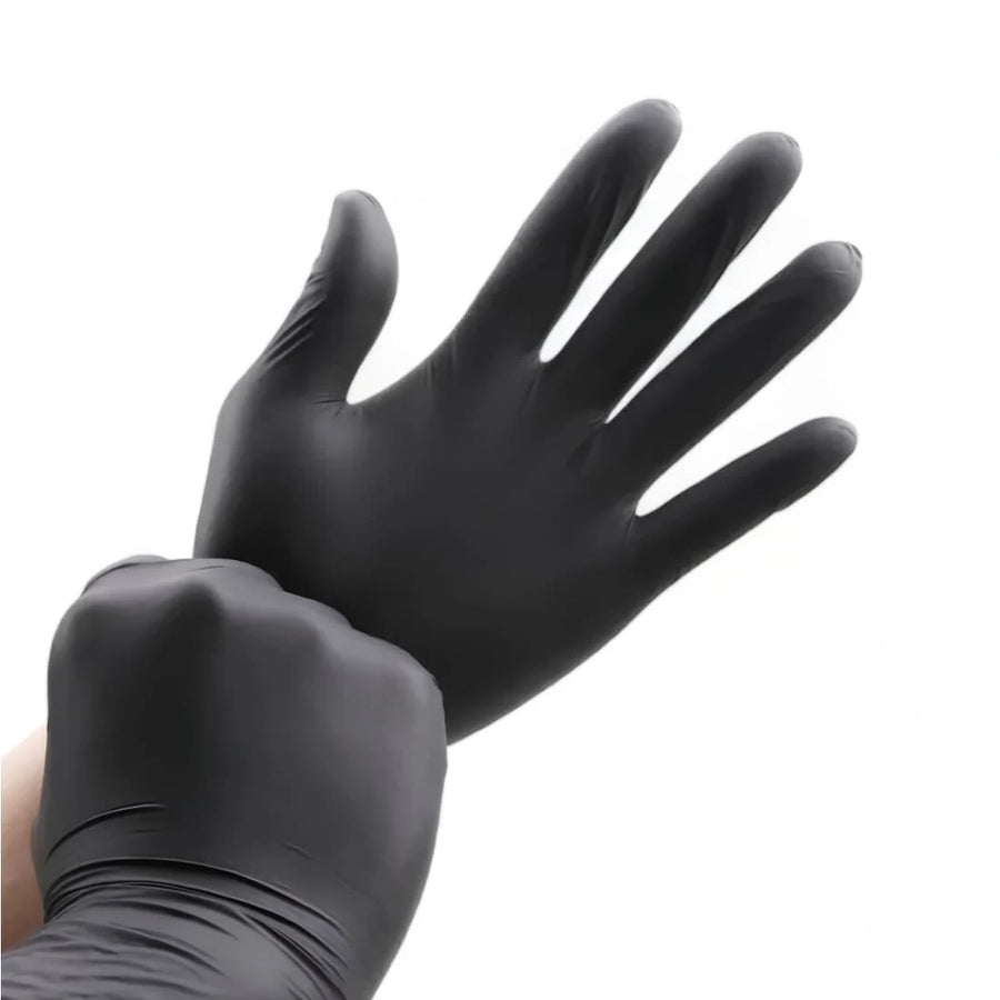 Gants en nitrile noir - Accessoires