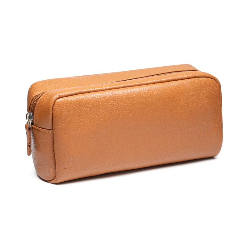 Trousse cuir gold