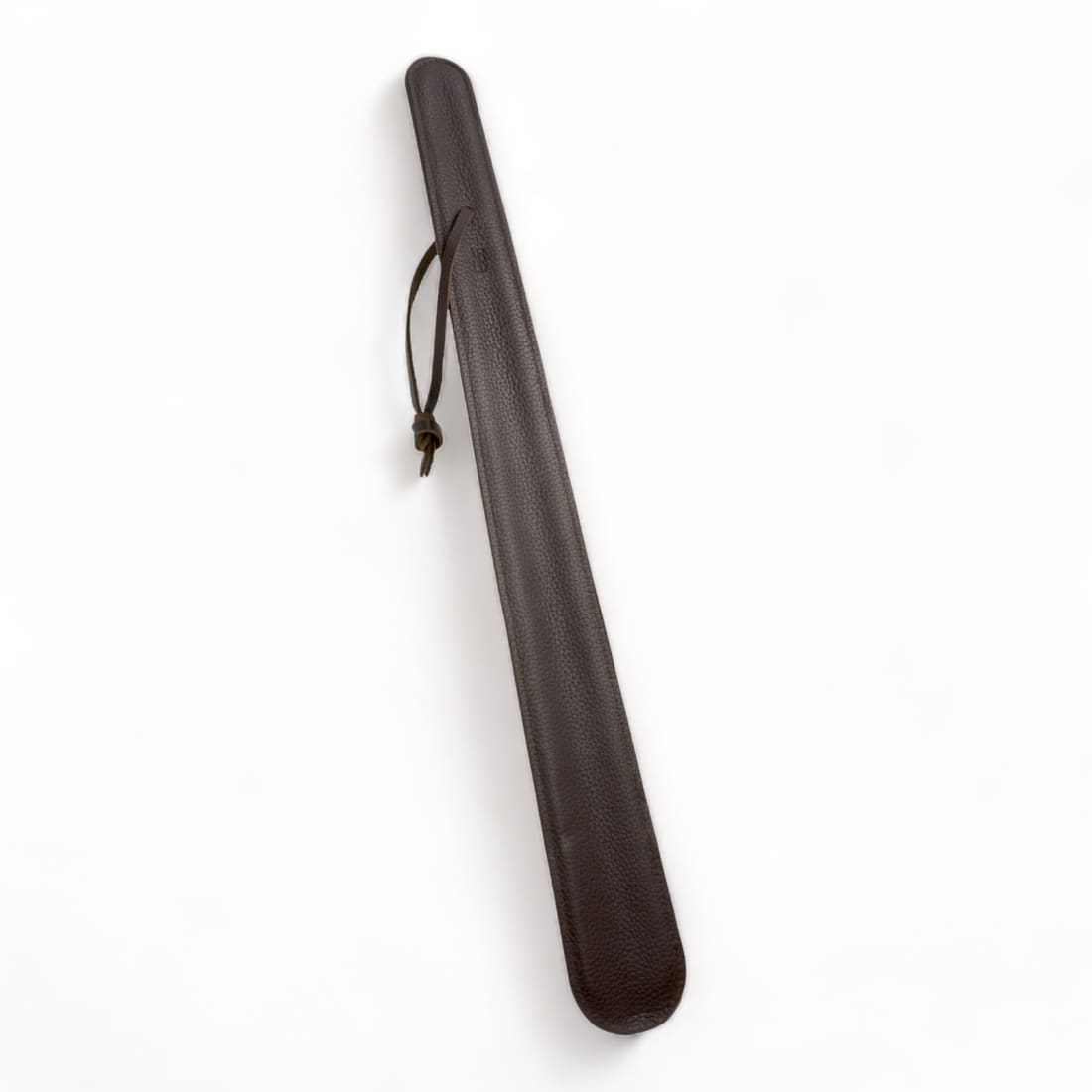 Grand chausse-pied en cuir grainé Marron Foncé - Accessoires