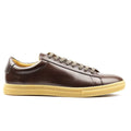 Sneaker Cuir Marron Patiné-Chaussures-Norbert Bottier