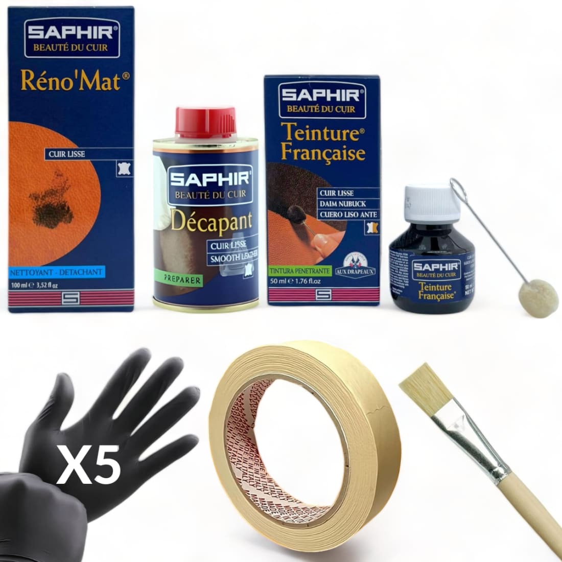 Kit de teinture cuir - Accessoires
