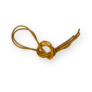 Lacets cuir ronds fins Jaune Norbert Bottier