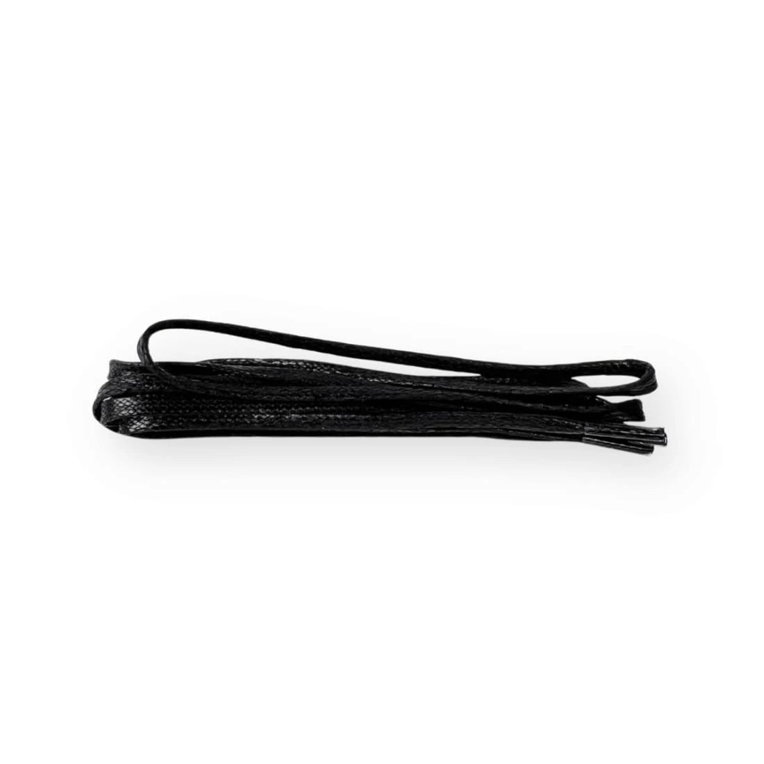 Lacets plats cirés et fins Noir - Norbert Bottier Lacets plats cirés et fins Noir - Norbert Bottier