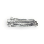 Lacets plat pailleté argenté Norbert Bottier