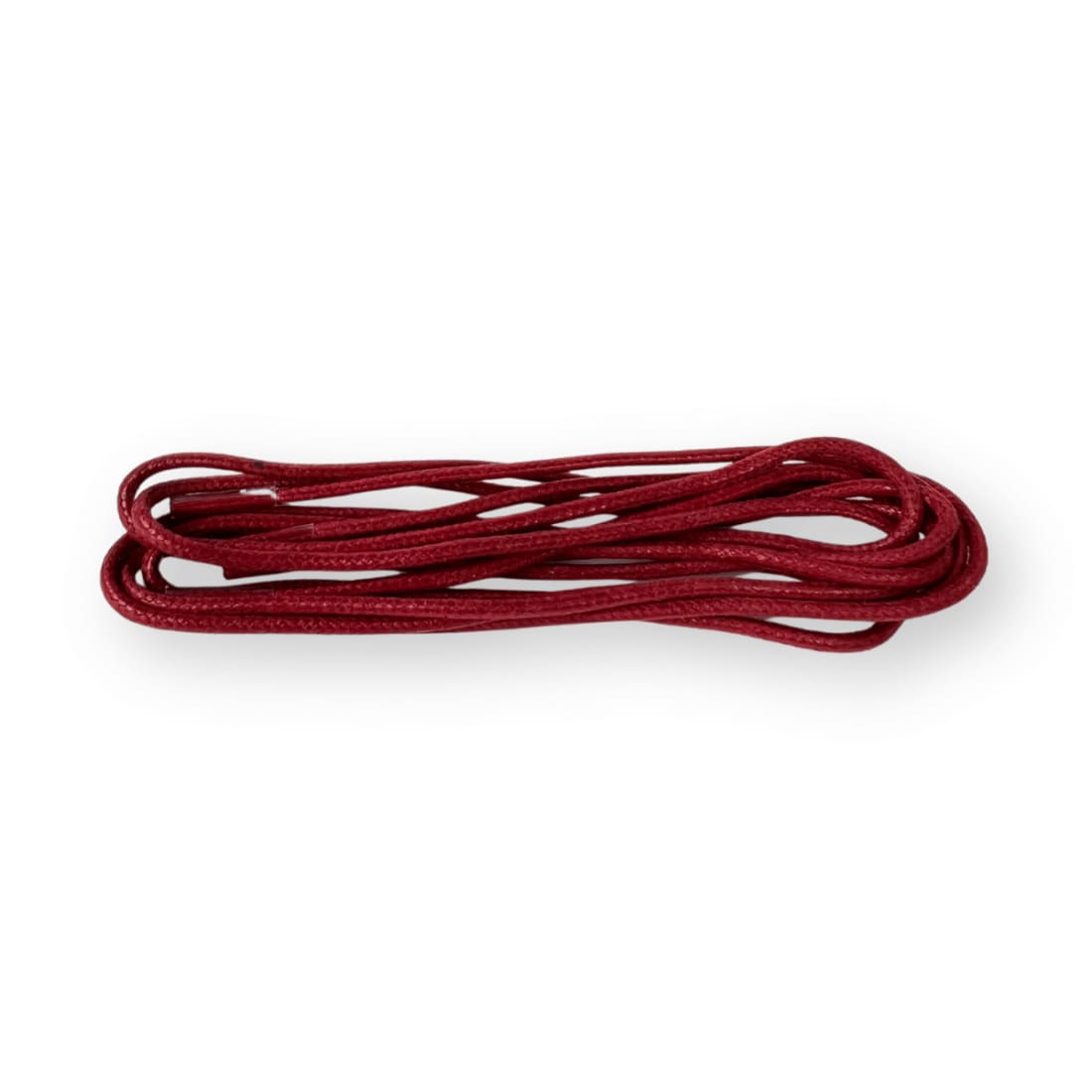 Lacets ronds cirés fins Rouge cerise Norbert Bottier