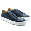 Sneaker Homme Lane en cuir bleu - Norbert Bottier