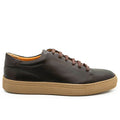 Sneaker Homme Lane en cuir marron - Norbert Bottier