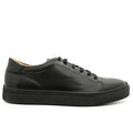 Sneaker Homme Lane en cuir noir - Norbert Bottier