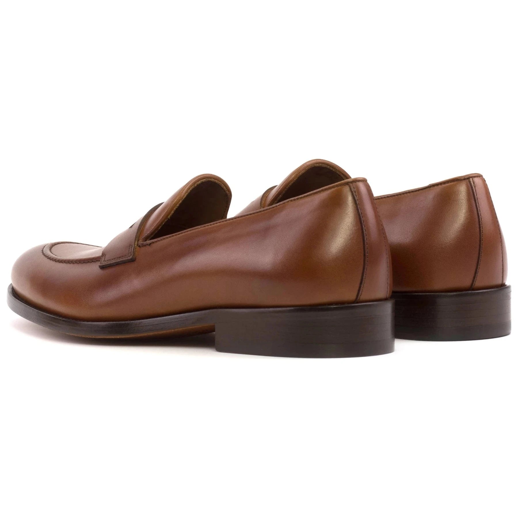 Milton - Mocassins cuir marron clair Norbert Bottier Chaussures Norbert Bottier