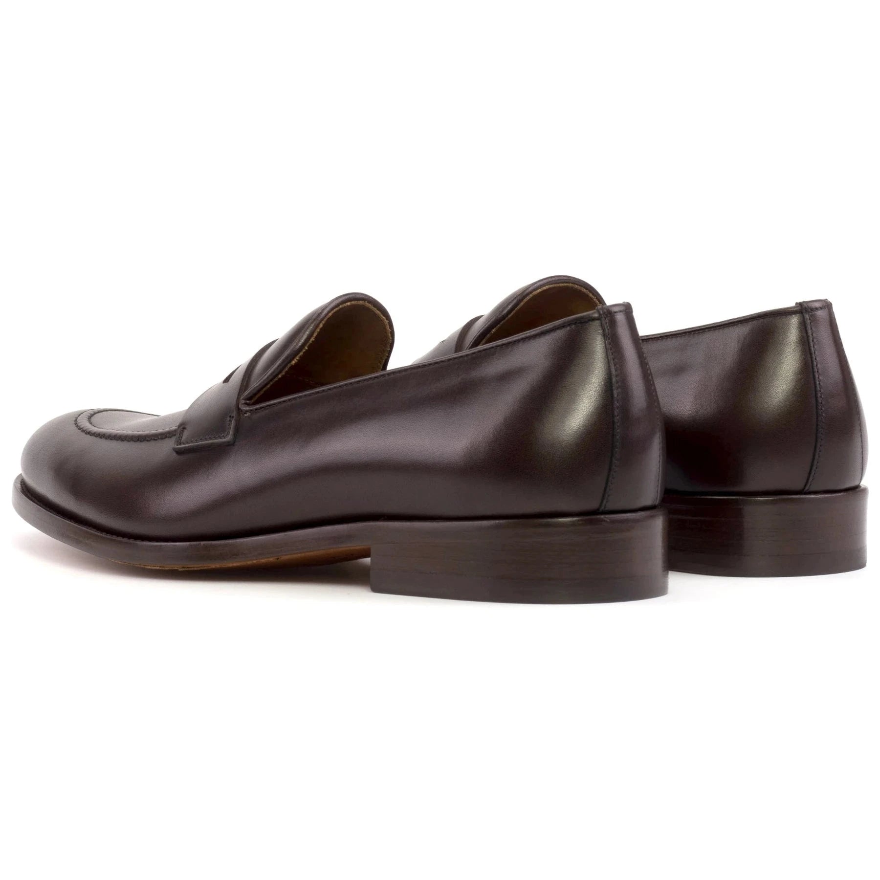 Milton - Mocassins cuir marron foncé Norbert Bottier Chaussures Norbert Bottier