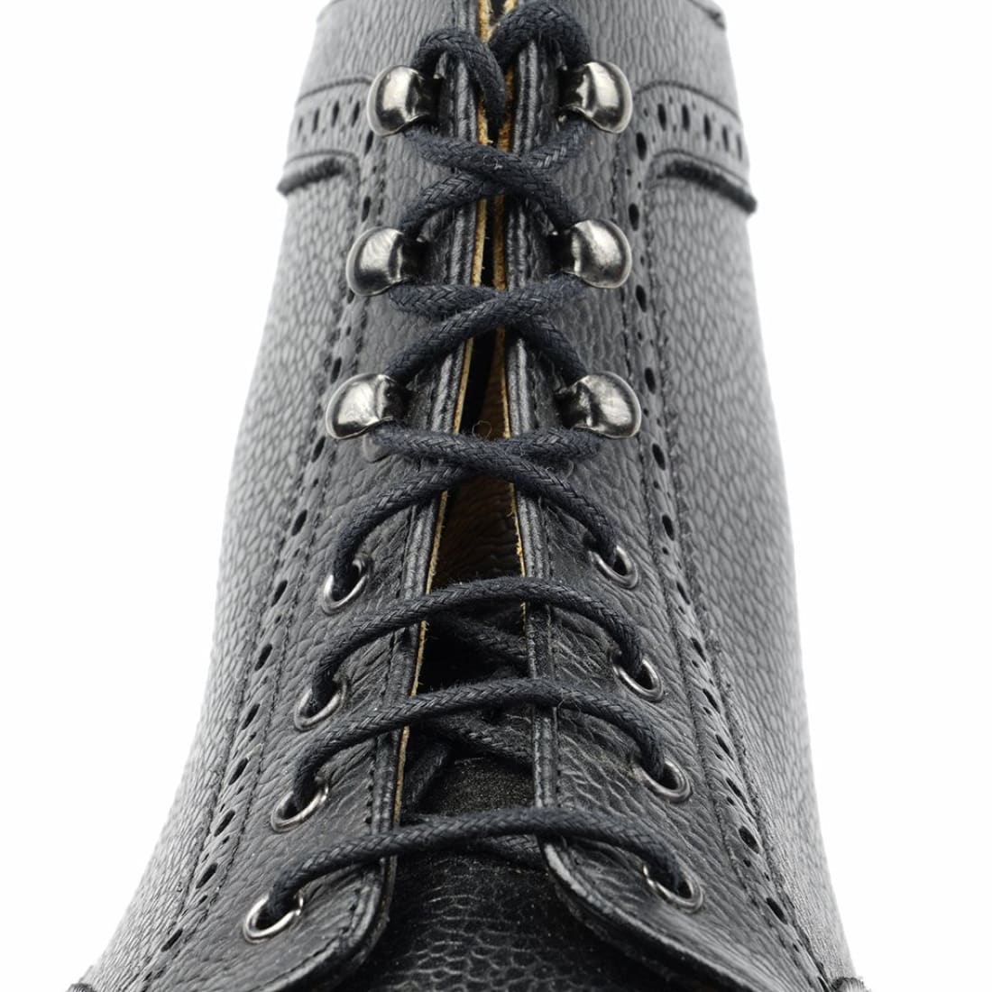 Mountain Boot's Cuir Grainé Noir-Chaussures-Norbert Bottier