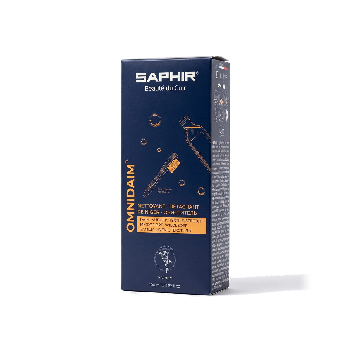 Omnidaim Saphir, flacon et sa brosse de 100 ml