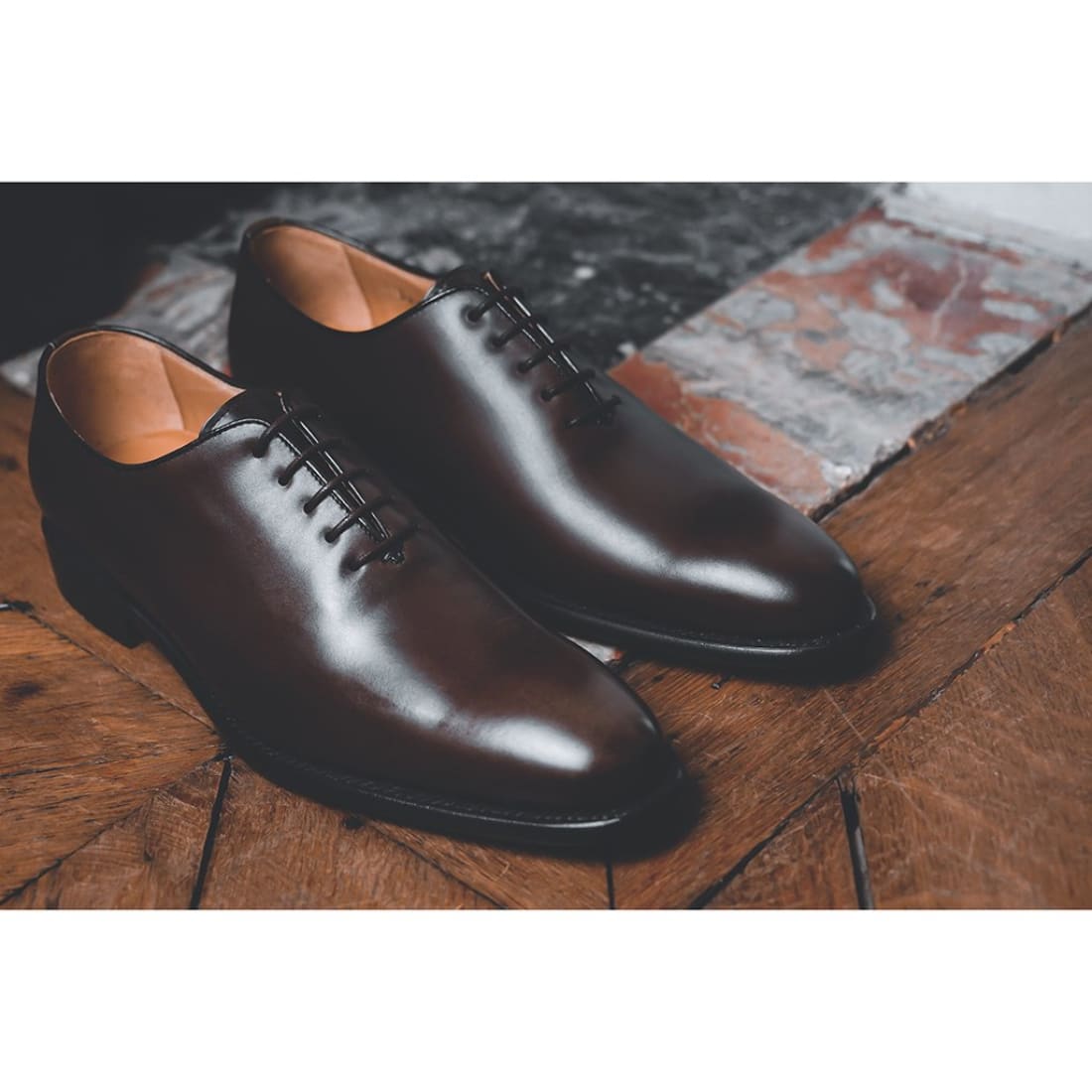 One-Cut Cuir Marron-Chaussures-Norbert Bottier