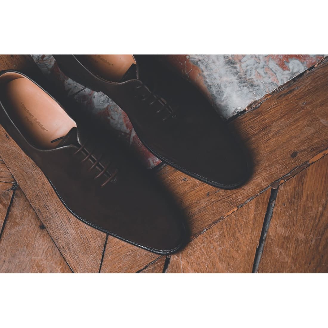 One-Cut Daim Marron-Chaussures-Norbert Bottier