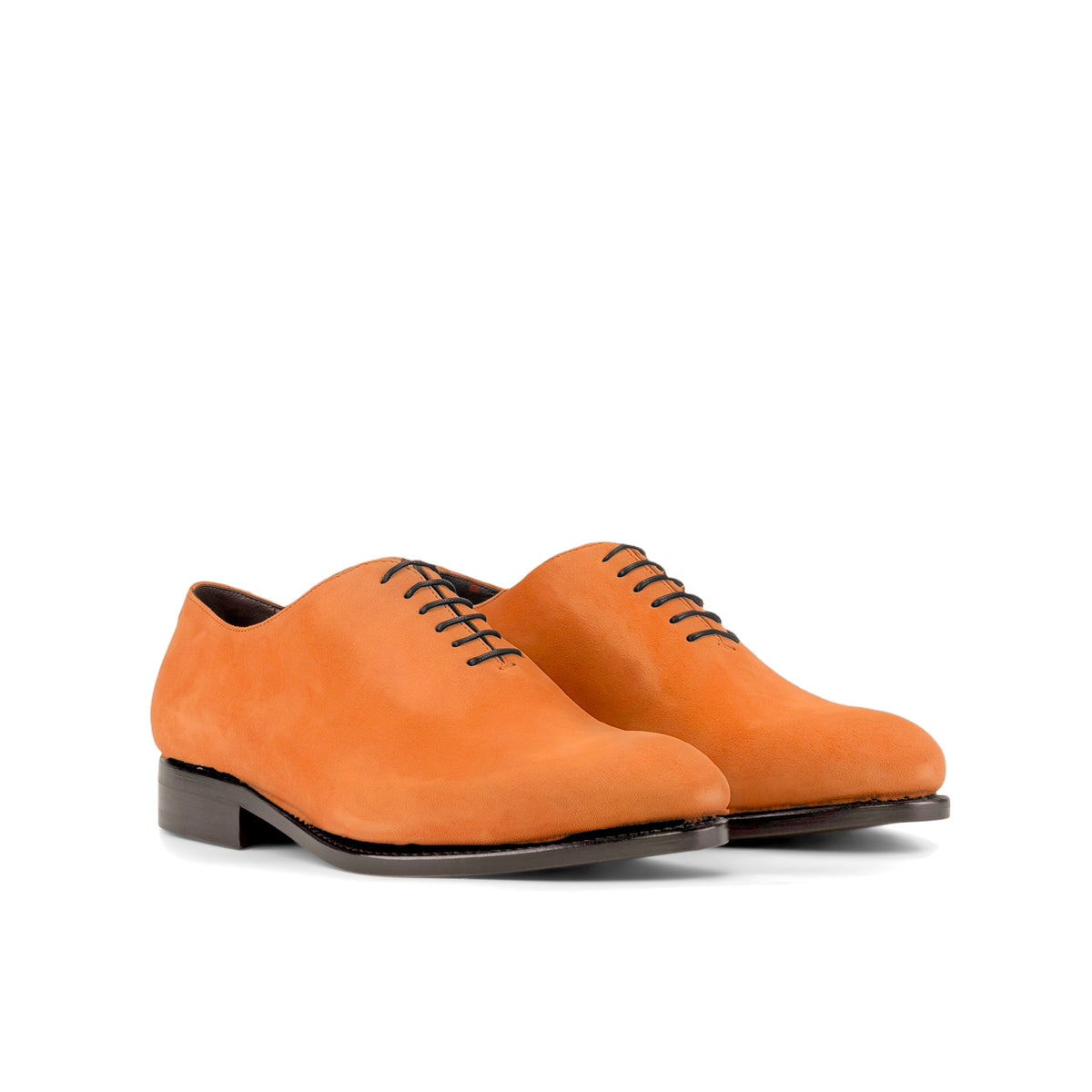 One Cut en daim de chevreau orange