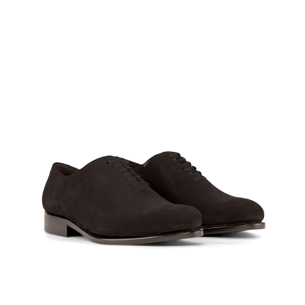 One Cut en daim marron foncé
