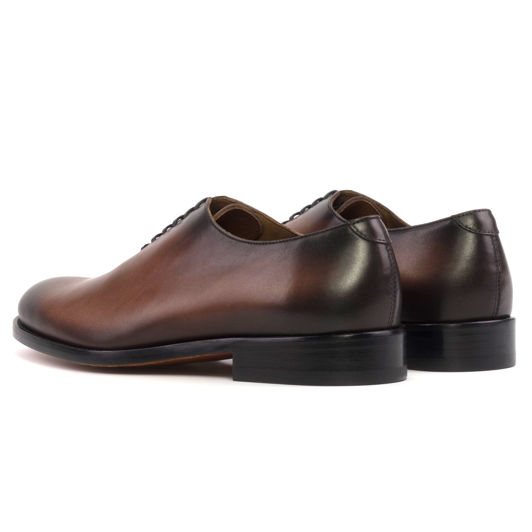 One Cut Cuir Marron Patiné