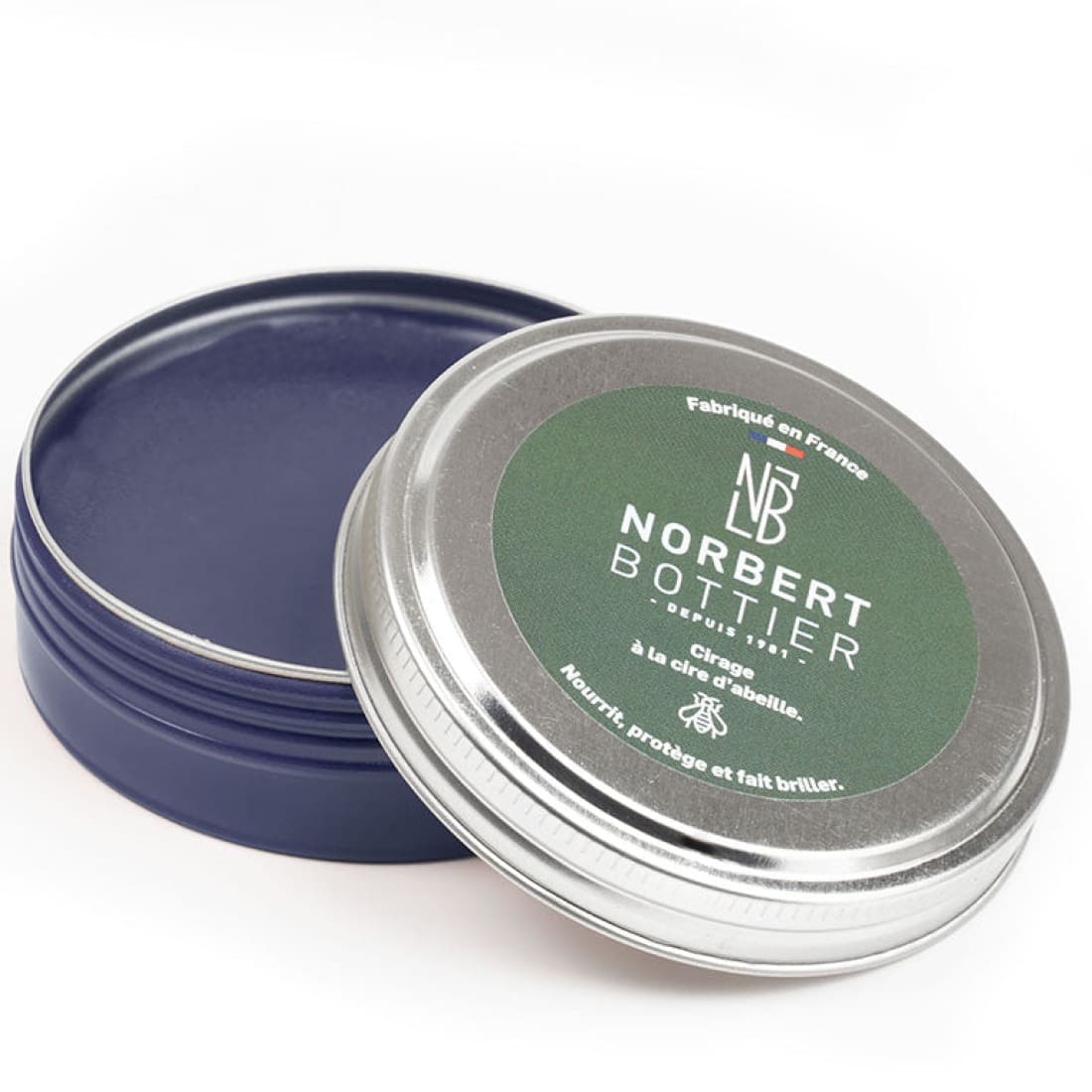 Pâte de cirage bleu marine 50 ml - Accessoires