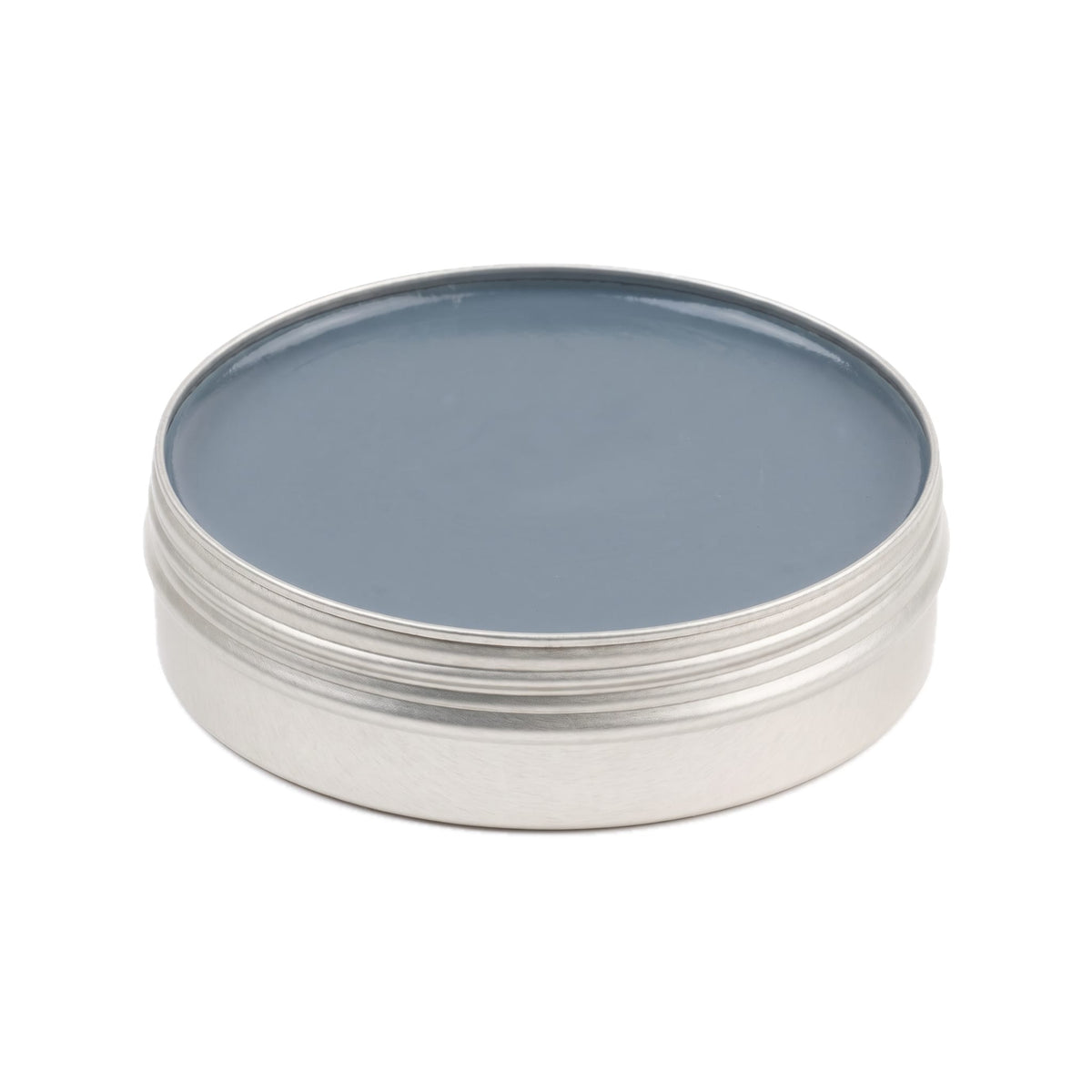 Pâte de cirage gris 100 ml Norbert Bottier, boîte métal de 100 ml, ouvert