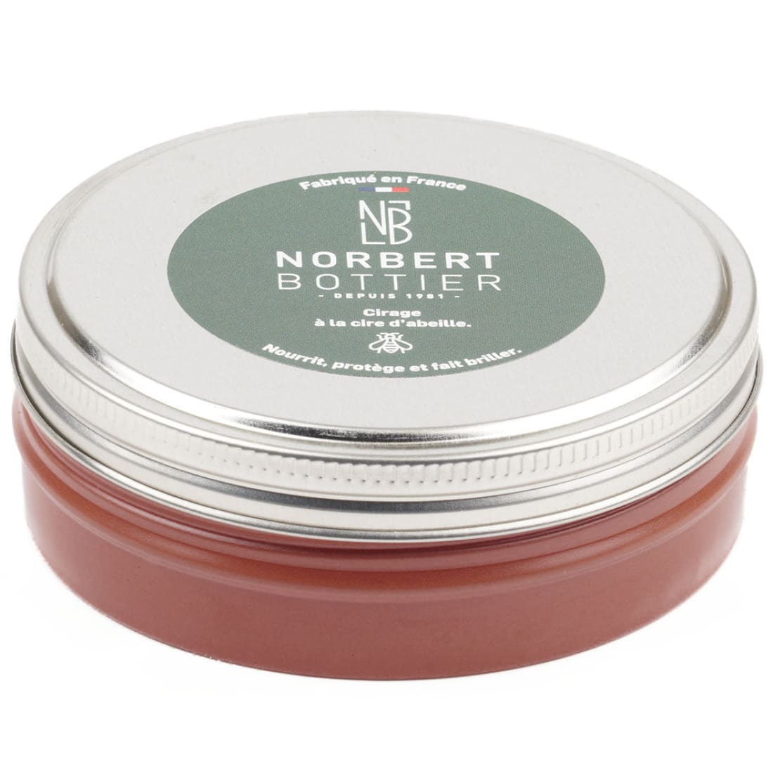 Pâte de cirage marron 100 ml - Accessoires
