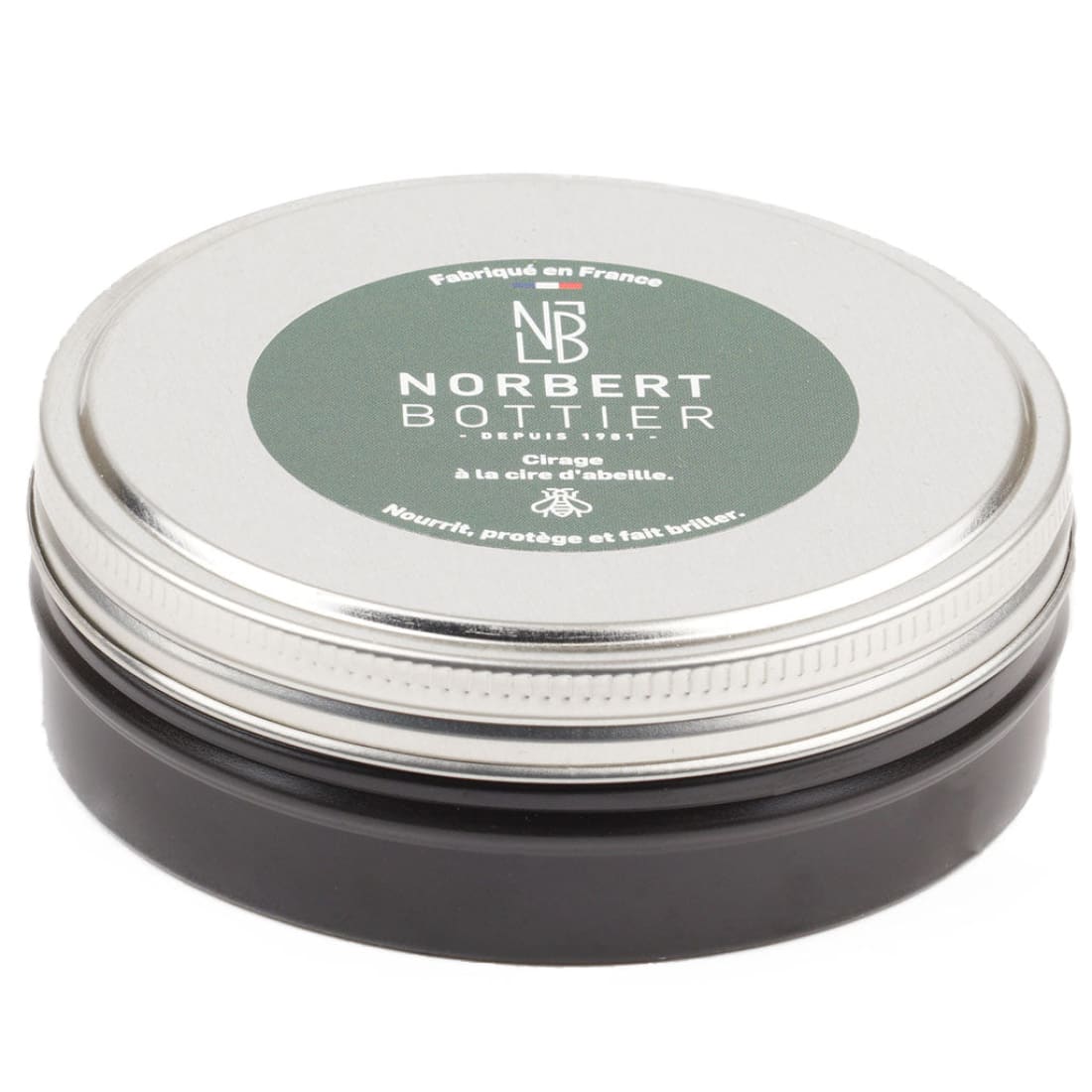 Pâte de cirage marron foncé 100 ml