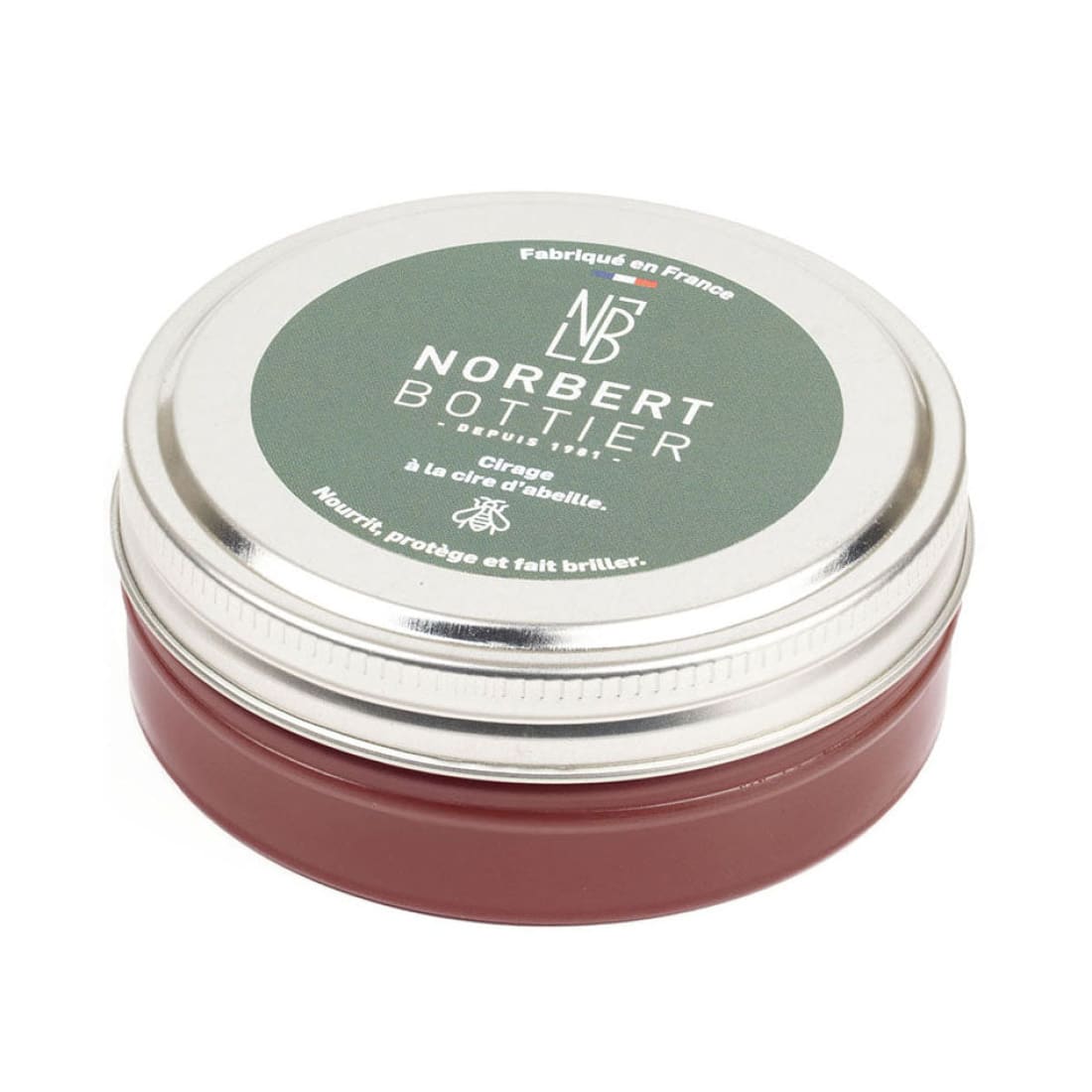 Cirage cire 50 ml couleur bordeaux fermé