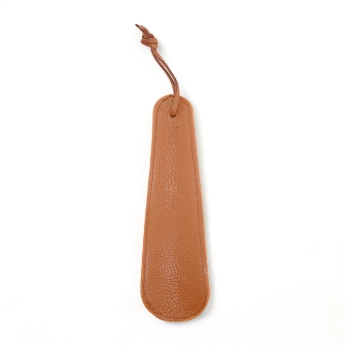 Petit chausse-pied en cuir grainé Gold - Accessoires