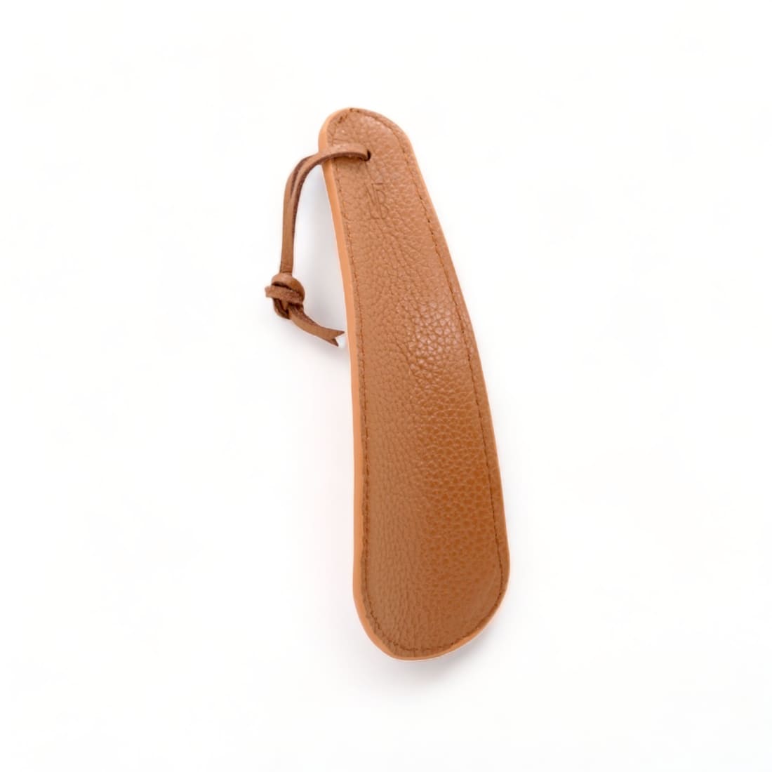 Petit chausse-pied en cuir grainé Gold - Accessoires