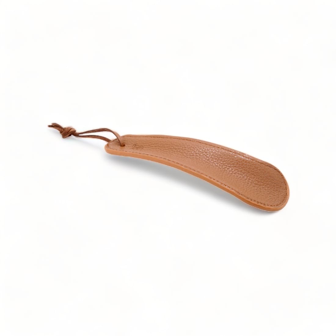 Petit chausse-pied en cuir grainé Gold - Accessoires
