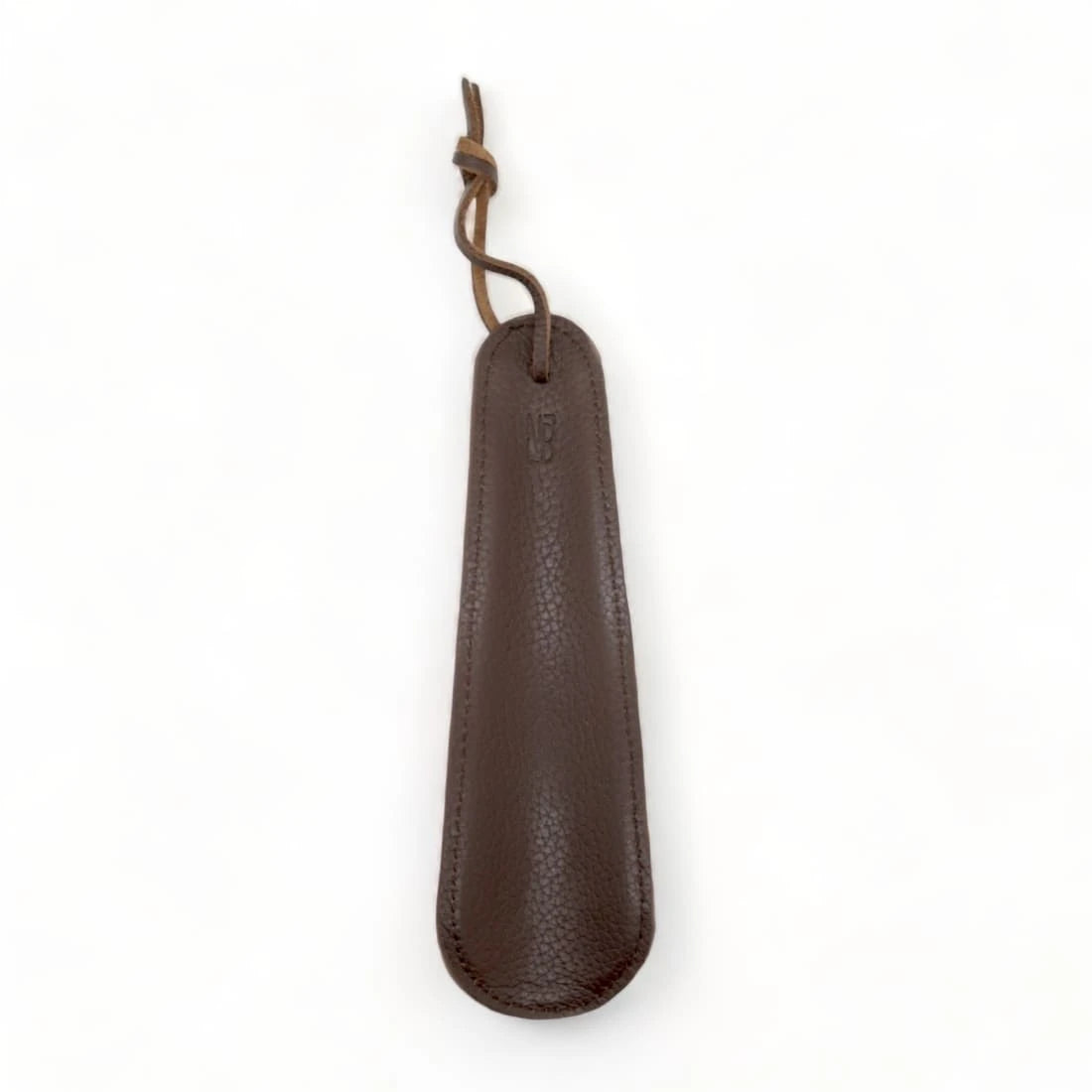 Petit chausse-pied en cuir grainé Marron - Accessoires