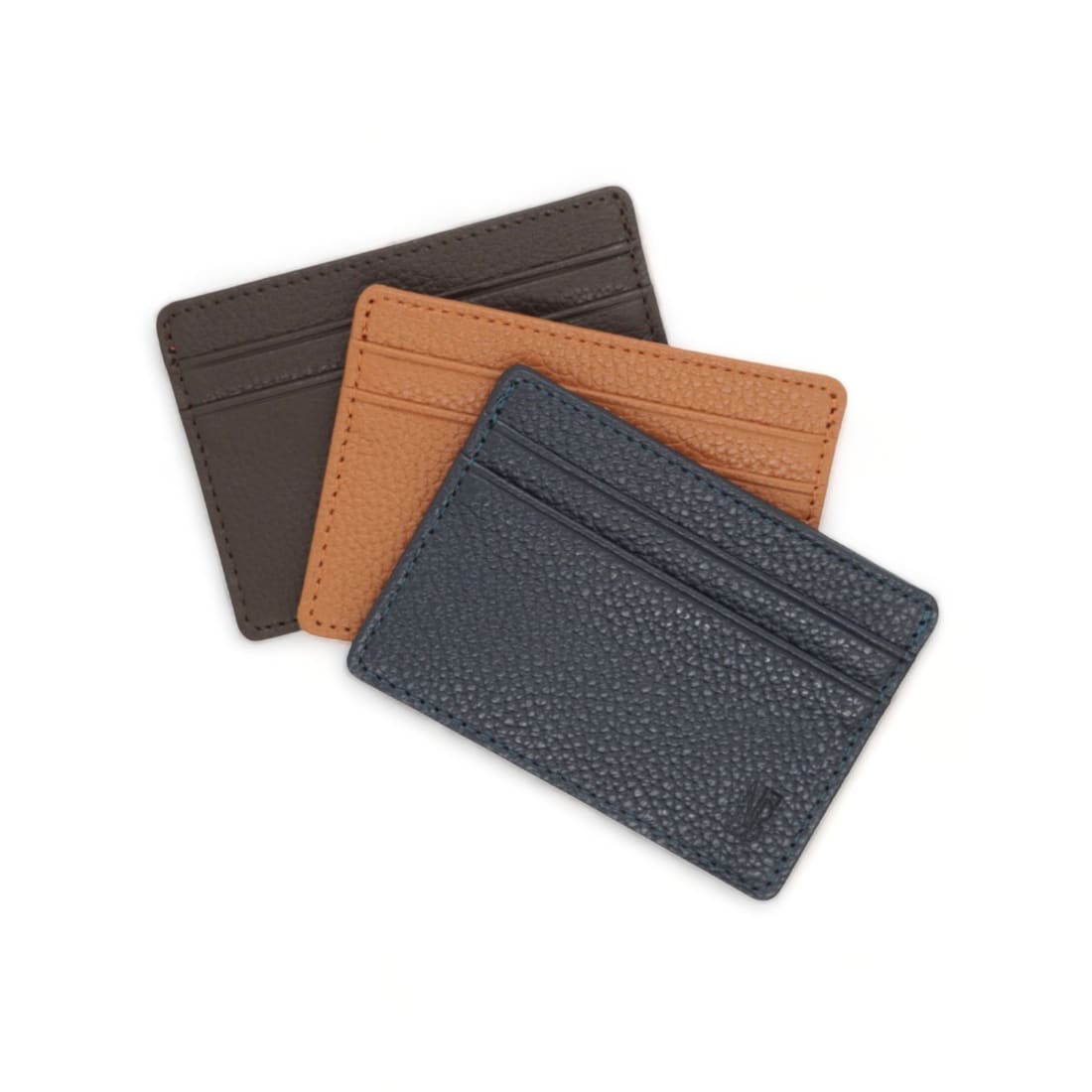 Porte-cartes en cuir grainé Gold - Accessoires