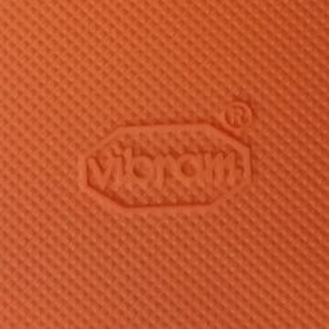 Pose de patins encastrés - Orange / Vibram 1mm - Cordonnerie