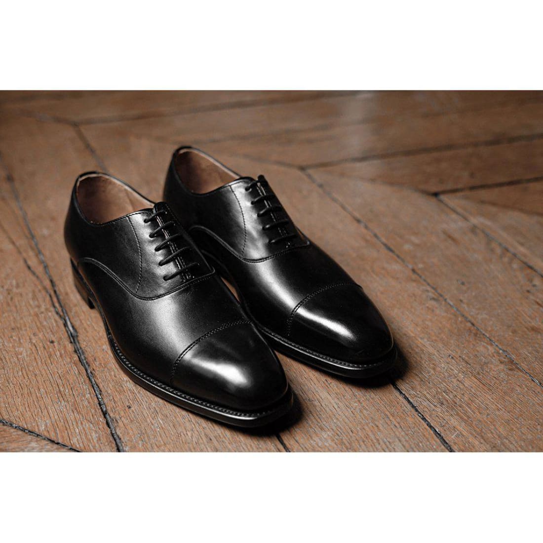 Richmond Cuir Noir-Chaussures-Norbert Bottier