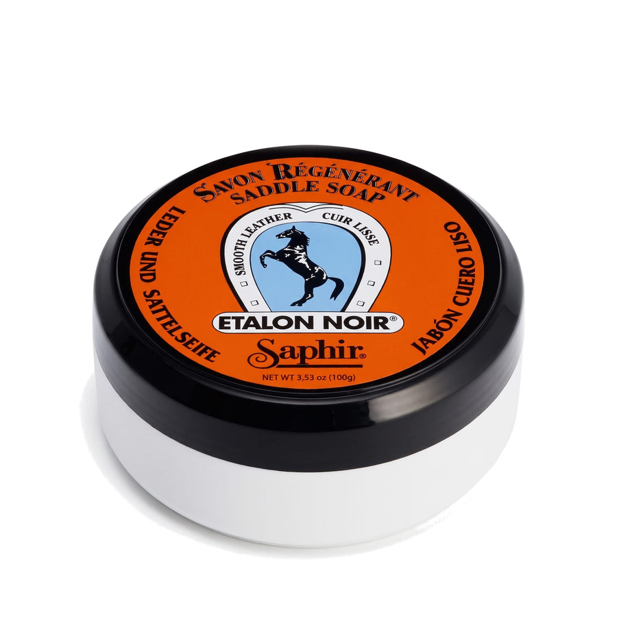 Savon Étalon Noir Saphir, boîte métal de 100 ml