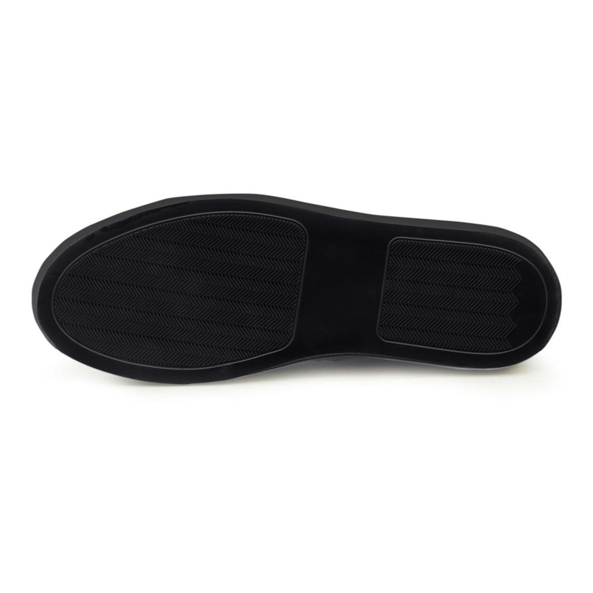 Sneakers Jersey en croco noir - Semelles Noires – vue 4