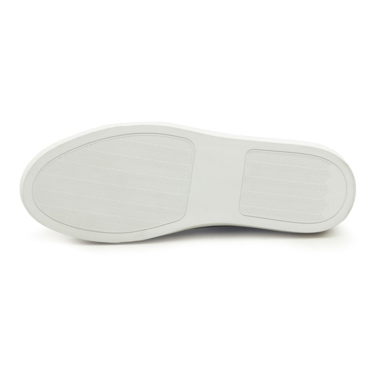 Sneakers Jersey en cuir tressé marron - Semelles Blanches – vue 4