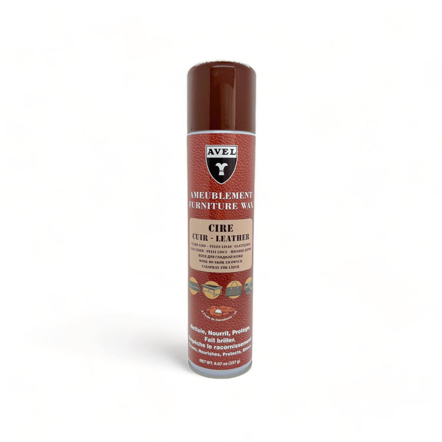 Spray cire d'entretien cuirs d'ameublements - Avel
