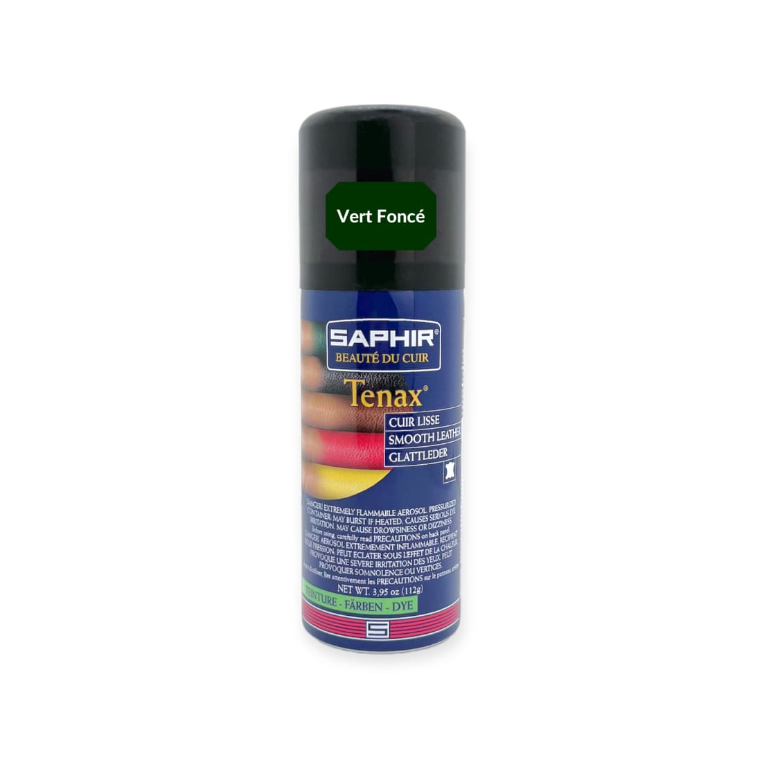 Spray Tenax Teinture Vert Foncé - Saphir - 150 ml -