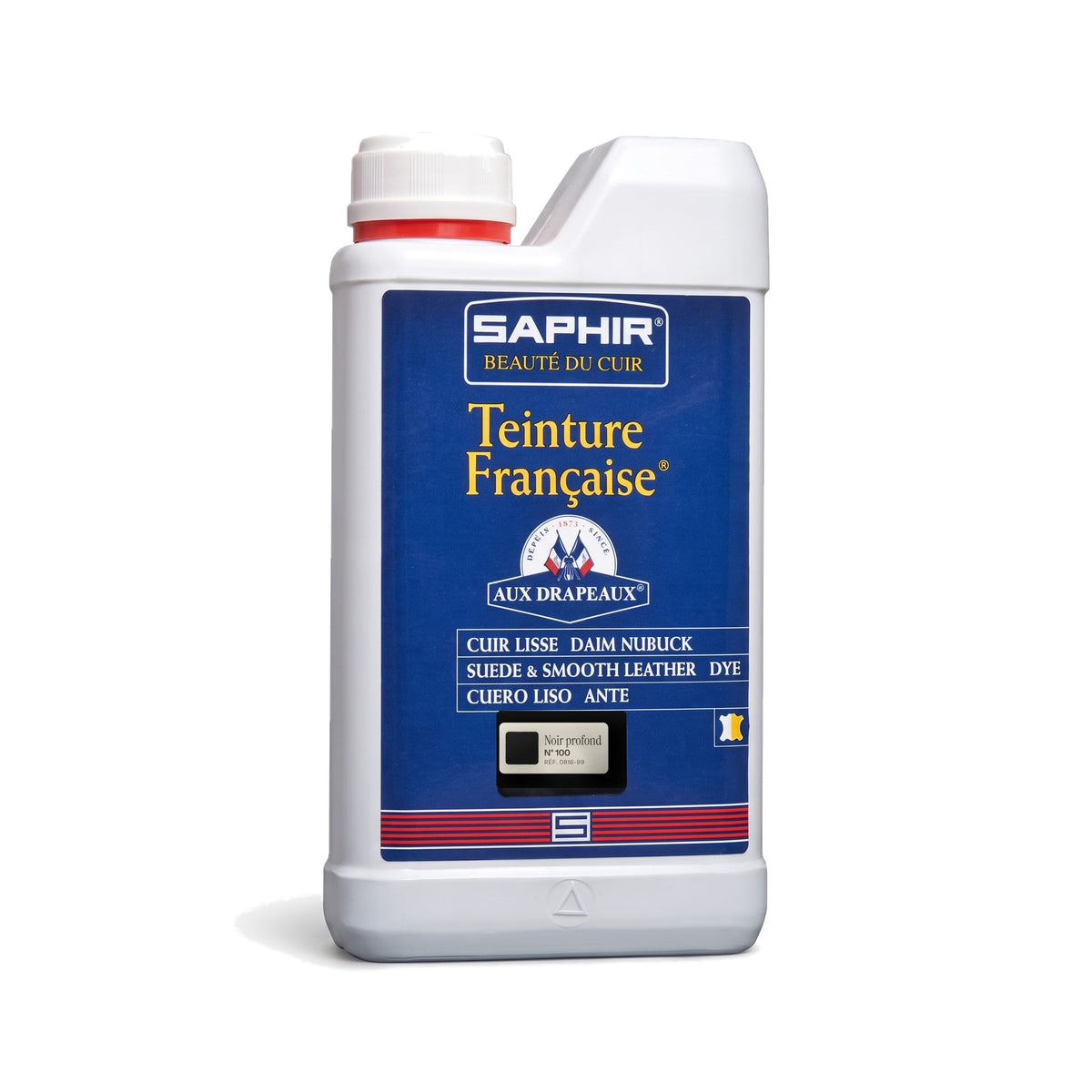 Teinture Française Saphir Noir profond, bidon de 1 L