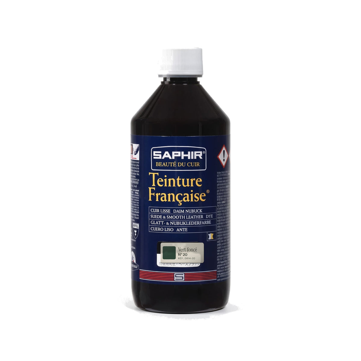 Teinture Française Saphir Vert foncé, flacon de 500 ml